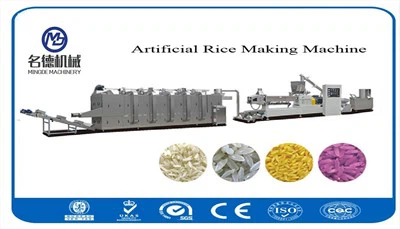 Znovu vyrobené stroje na výrobu fortifikované rýže